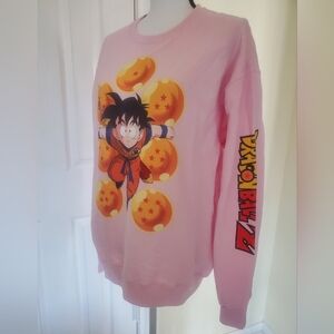 Pink Dragon Ball Z Kid Gohan Pullover Sweater From Bioworld